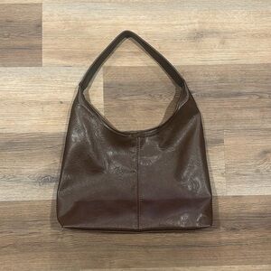 Double-Sided Vegan Leather & Suede Tote